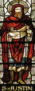 Justin Martyr Stained Glass